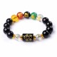Chinese Zodiac Feng Shui Obsidian Wealth Bracelet
