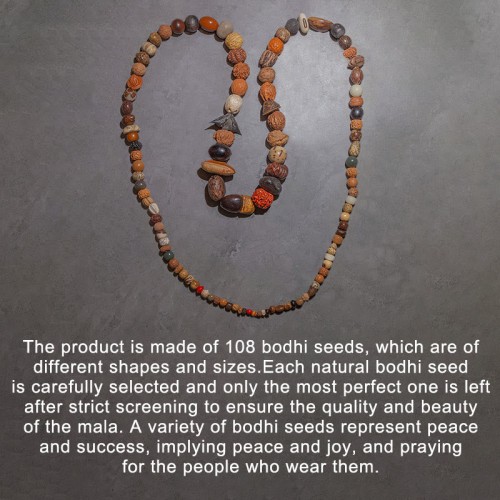 Bodhi Seed Luck Wealth Wrist Mala