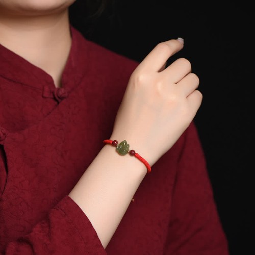 Rabbit Hetian Jade Bunny Abundance Bracelet Rabbit Hetian Jade Bunny Abundance Bracelet