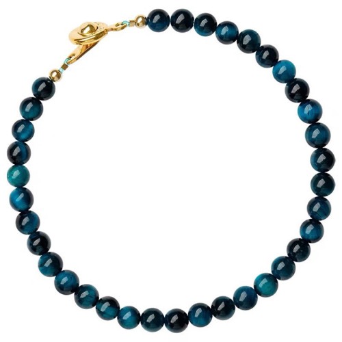 Natural Blue Tiger Eye Protection Bracelet