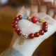 Red Agate Peace Talisman Confidence Bracelet Red Agate Peace Talisman Confidence Bracelet
