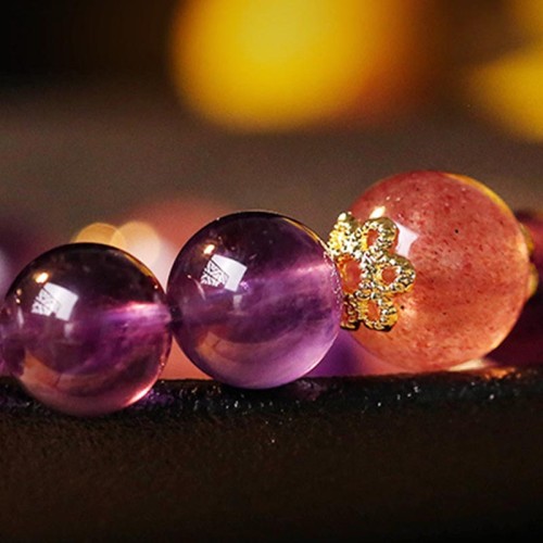 Citrine Amethyst Prosperity Bracelet