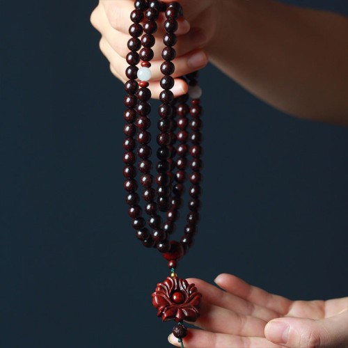 Garnet Red Agate Protection Triple Bracelet Garnet Red Agate Protection Triple Bracelet