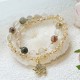 Rose Quartz Elephant Healing Charm Bracelet Rose Quartz Elephant Healing Charm Bracelet