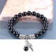 Natural Gemstone Tree of Life Lucky Charm Bracelet
