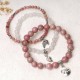 3PCS Natural Quartz Crystal Lotus Healing Bracelet 3PCS Natural Quartz Crystal Lotus Healing Bracelet