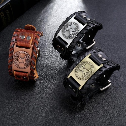 Tree of Life Balance Leather Bracelet Tree of Life Balance Leather Bracelet