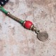 108 Beads Ebony Wood Dzi Bead Balance Bracelet 108 Beads Ebony Wood Dzi Bead Balance Bracelet