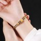 Tibet Gold Om Mani Padme Hum Eight Thread Bracelet