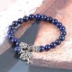 Natural Gemstone Tree of Life Lucky Charm Bracelet