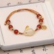Rabbit Red Agate Jade Confidence Bracelet