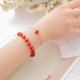Sun Stone Strawberry Quartz Crystal Bracelet Sun Stone Strawberry Quartz Crystal Bracelet