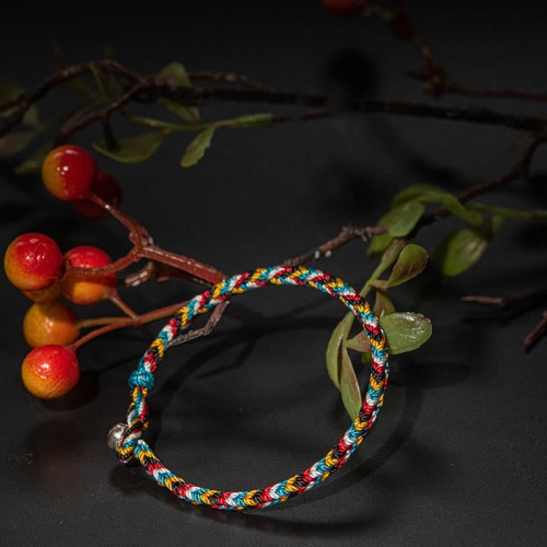 Five Color Thread Protection Braided Bracelet Five Color Thread Protection Braided Bracelet
