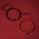 Lucky Cinnabar Bead Red String Bracelet