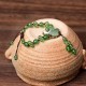 Green Jade Dangling Flower Luck Bracelet Green Jade Dangling Flower Luck Bracelet