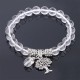 Natural Gemstone Tree of Life Lucky Charm Bracelet