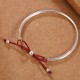 925 Silver Healing Knot Red String Bracelet 925 Silver Healing Knot Red String Bracelet
