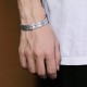 999 Sterling Silver Om Mani Padme Hum Lotus Wisdom Bangle 999 Sterling Silver Om Mani Padme Hum Lotus Wisdom Bangle