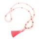 108 Mala Pink Crystal Love Tassel Bracelet 108 Mala Pink Crystal Love Tassel Bracelet