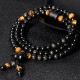 Black & Rainbow Obsidian Gourd Blessing Bracelet Black & Rainbow Obsidian Gourd Blessing Bracelet