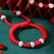 925 Silver King Kong Knot Multicolored String Strength Bracelet