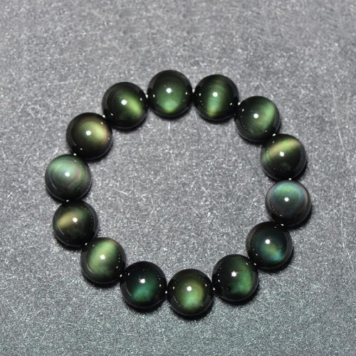 Green Eye Obsidian Wealth Bracelet Green Eye Obsidian Wealth Bracelet