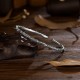 925 Sterling Silver Vines Engraved Protection Bangle 925 Sterling Silver Vines Engraved Protection Bangle
