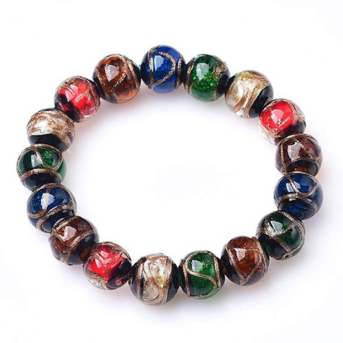 Colorful Liuli Glass Luck Bracelet Colorful Liuli Glass Luck Bracelet