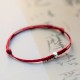 925 Silver Luck Bead Red String Braided Bracelet 925 Silver Luck Bead Red String Braided Bracelet