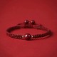 Lucky Cinnabar Bead Red String Bracelet