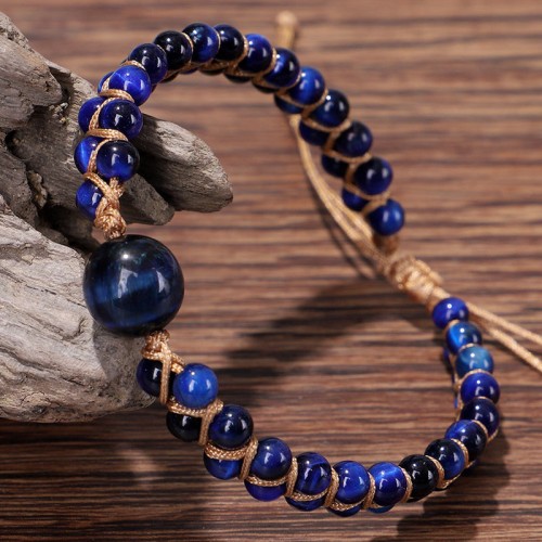 Blue Tiger Eye Protection Bracelet Blue Tiger Eye Protection Bracelet