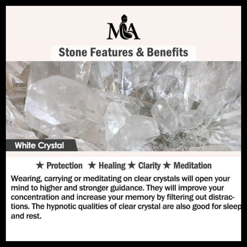 Stone Quartz Healing Beads Bracelet Stone Quartz Healing Beads Bracelet
