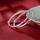 999 Silver Peace & Joy Kids Protection Bangle