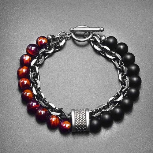 Tiger Eye Lazurite Protection Bracelet