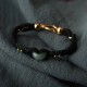 Tibetan Jade Black Rope Couple Bracelet