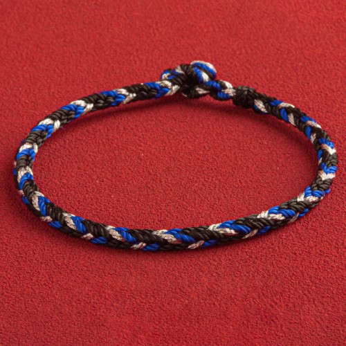 "May Prosperity Fill Your Life" Lucky Multicolored Bracelet "May Prosperity Fill Your Life" Lucky Multicolored Bracelet
