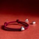 925 Silver Fu Character Blessing Braided Bracelet 925 Silver Fu Character Blessing Braided Bracelet