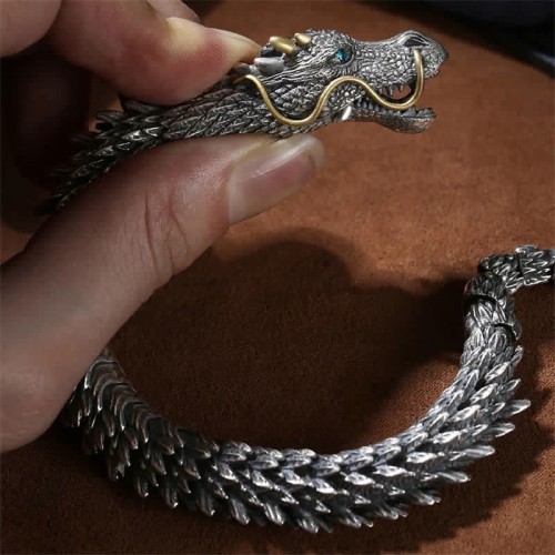 Nordic Dragon Handmade Luck Protection Bracelet Nordic Dragon Handmade Luck Protection Bracelet