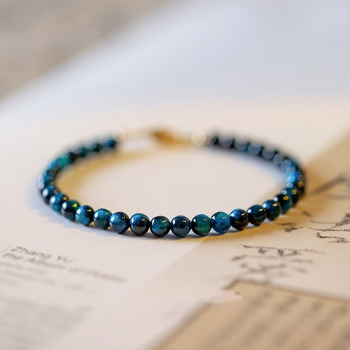 Natural Blue Tiger Eye Protection Bracelet