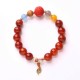 Red Agate Peace Talisman Confidence Bracelet Red Agate Peace Talisman Confidence Bracelet