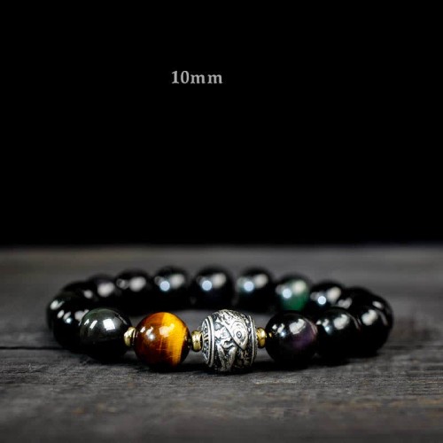 Rainbow Obsidian Protection Bracelet Rainbow Obsidian Protection Bracelet