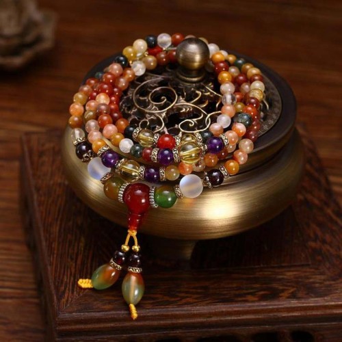 108 Quartz Healing Mala Bracelet 108 Quartz Healing Mala Bracelet