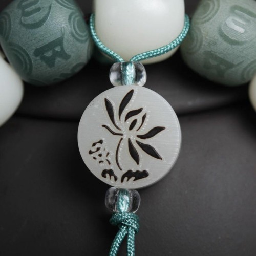 White Bodhi Six True Words Protection Bracelet White Bodhi Six True Words Protection Bracelet
