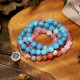 Tibetan Purple Miano Lotus Mala Bracelet