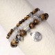 3PCS Natural Quartz Crystal Lotus Healing Bracelet 3PCS Natural Quartz Crystal Lotus Healing Bracelet