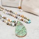 Natural Picasso Jasper Beaded Healing Necklace