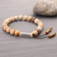 Weathered Stone Om Mani Padme Hum Bracelet