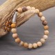 Weathered Stone Om Mani Padme Hum Bracelet