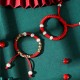 925 Silver King Kong Knot Multicolored String Strength Bracelet