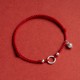 Silver Lucky Lotus Peace Bracelet